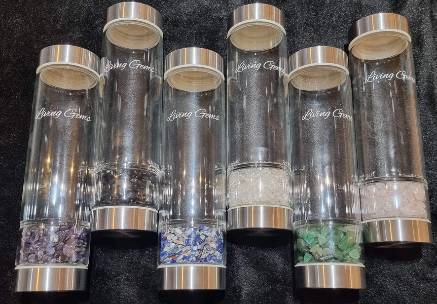 Living Gems Crystal Infused Water Bottle