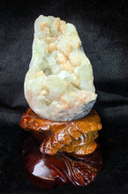 Load image into Gallery viewer, Jumbo Green Apophyllite with Stilbite Mineral Specimen (Maharashtra, India) – 印度马哈拉施特拉邦大型绿色鱼眼石共生辉沸石天然矿物标本