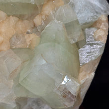 Load image into Gallery viewer, Jumbo Green Apophyllite with Stilbite Mineral Specimen (Maharashtra, India) – 印度马哈拉施特拉邦大型绿色鱼眼石共生辉沸石天然矿物标本