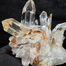 Load image into Gallery viewer, Colombian Lemurian Cathedral Record Keeper Quartz with Limonite (Santander, Colombia) – 哥伦比亚桑坦德天然雷姆利亚教堂型记录者石英共生褐铁矿标本