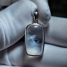 Load image into Gallery viewer, Blue Needle Quartz Pendant – 天然蓝针水晶吊坠