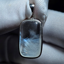 Load image into Gallery viewer, Blue Needle Quartz Pendant – 天然蓝针水晶吊坠