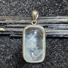 Load image into Gallery viewer, Blue Needle Quartz Pendant – 天然蓝针水晶吊坠