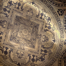 Load image into Gallery viewer, Handmade Mandala Carved Brass Singing Bowl