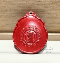 Load image into Gallery viewer, Nine Palaces Bagua Pendant - (红砂(cinnabar)九宫八卦)