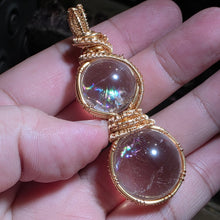Load image into Gallery viewer, Handcrafted Wire Wrapped Azeztulite Hulu Pendant