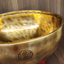 Load image into Gallery viewer, ๐ Handmade Full Moon Brass Singing Bowl โ Meditation, Healing & Cleansing