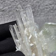 Load image into Gallery viewer, Natural Green Apophyllite on Scolecite – Calming & Heart Healing Crystal Specimen