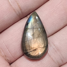 Load image into Gallery viewer, ✨ Natural Labradorite Cabochon  – Iridescent Flash  | For Jewelry Making, Healing & Collection