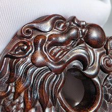 Load image into Gallery viewer, Hainan Rosewood Dragon Carving Pendant