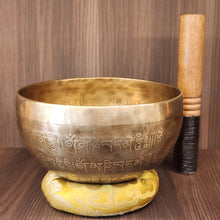 Load image into Gallery viewer, Sacred Sound Healing - Handcrafted Brass Singing Bowl