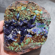 Load image into Gallery viewer, 💙💚 Raw Azurite with Malachite – A Natural Masterpiece 🌍✨