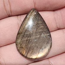 Load image into Gallery viewer, ✨ Natural Labradorite Cabochon  – Iridescent Flash  | For Jewelry Making, Healing & Collection