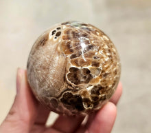 Load image into Gallery viewer, 🍫 Chocolate Calcite Sphere – Comfort, Stability & Abundance ✨