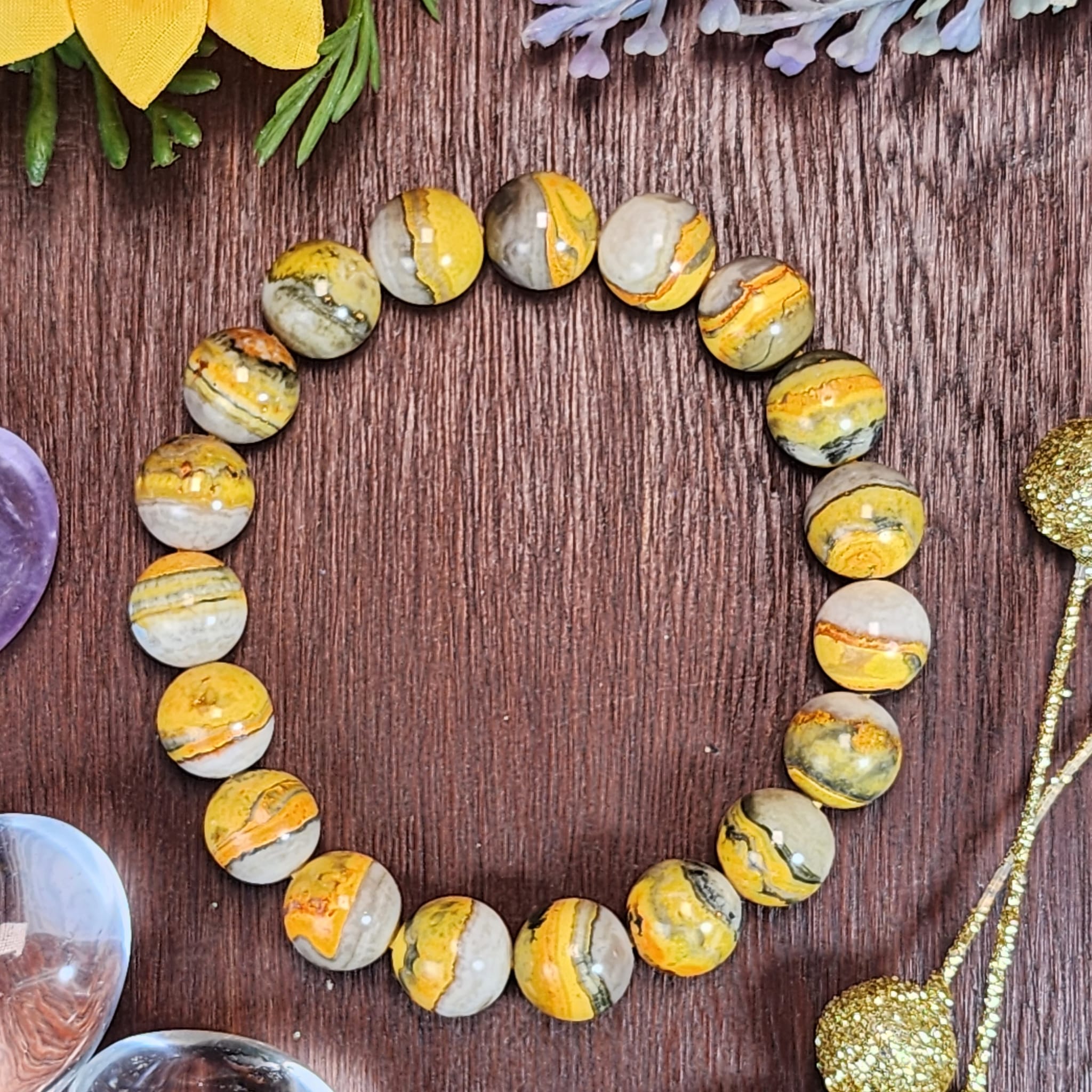 Bumblebee clearance jasper bracelet