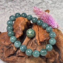 Load image into Gallery viewer, Natural Jadeite Bracelet – Prosperity, Harmony & Protection · 2026 Zodiac Guidance: Goat