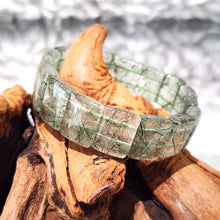 Load image into Gallery viewer, Green Rutiles Bracelet