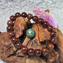 Load image into Gallery viewer, Copper & Red Rutiles Bracelet – Wealth, Strength & Energy Activation · 2026 Zodiac Guidance: Horse