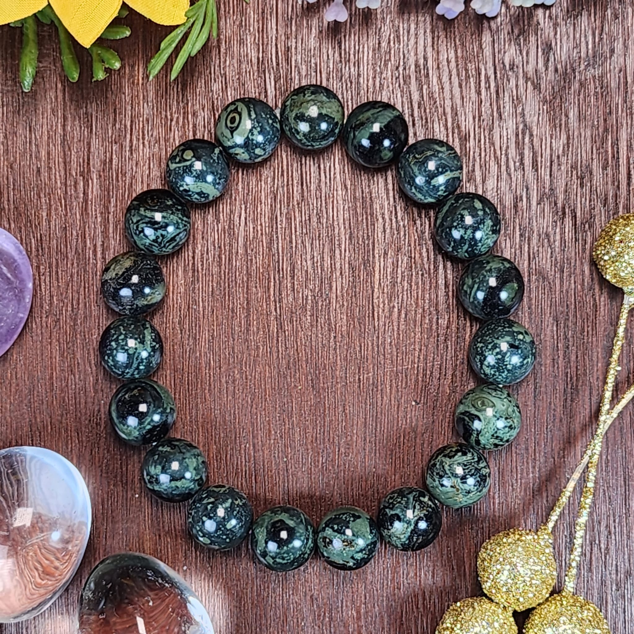 Kambaba jasper deals bracelet