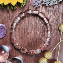 Load image into Gallery viewer, Red Limonite Flat Bracelet
