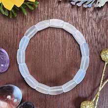 Load image into Gallery viewer, Selenite Flat Bracelet