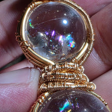 Load image into Gallery viewer, Handcrafted Wire Wrapped Azeztulite Hulu Pendant