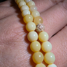 Load image into Gallery viewer, In-House Customised Juzu – Yellow Opal & Xinyue Bodhi