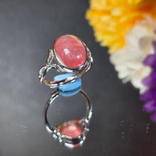 Load image into Gallery viewer, Rhodochrosite Ring (Adjustable) – 红纹石可调节戒指