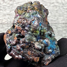 Load image into Gallery viewer, Liuli Ju Bao Peng with Leklai (Iridescent Goethite) & Pyrite – Wealth, Protection & High-Vibration Energy