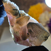 Load image into Gallery viewer, Amethyst with Chlorite and Calcite Specimen (Hubei, China) – 湖北紫水晶共生绿泥石与方解石矿标