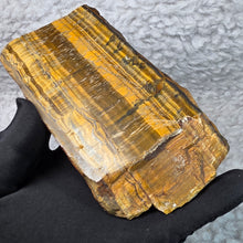 Load image into Gallery viewer, Yellow Tiger Eye Slab Display – Wealth Focus, Confidence & Protective Energy