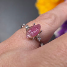 Load image into Gallery viewer, Raw Tourmaline Ring (Adjustable) – 原矿碧玺可调节戒指