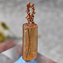 Load image into Gallery viewer, Imperial Topaz In-House Wire-Wrapped Pendant – Confidence, Clarity & Abundance