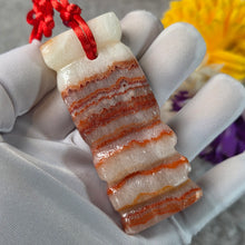 Load image into Gallery viewer, Pork Belly Stone Hanging Charm – 五花肉石挂件