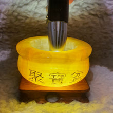 Load image into Gallery viewer, Yellow Jade Ju Bao Peng Wealth Bowl – Abundance & Prosperity