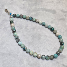 Load image into Gallery viewer, Chrysocolla Handphone Charm – 硅孔雀石手机挂件