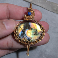 Load image into Gallery viewer, Labradorite In-House Wire Wrapped Pendant – Protection, Intuition & Transformation