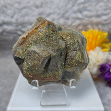 Load image into Gallery viewer, Rainbow Pyrite Specimen Display (Russia) – 俄罗斯彩虹黄铁矿标本摆件