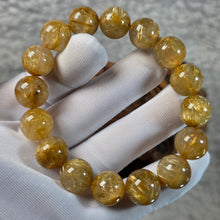 Load image into Gallery viewer, Golden Rutilated Quartz Bracelet (Good Grade) – 金发晶手链