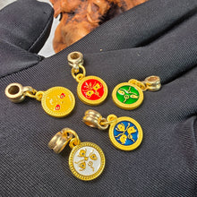 Load image into Gallery viewer, Tibetan Five Gods of Wealth Pendant – 五路财神古法沙金工艺 ( 1 set = 5 different pieces)