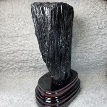 Load image into Gallery viewer, Raw Black Tourmaline Display – Protection, Grounding & Energy Shield