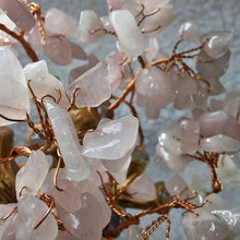 Load image into Gallery viewer, Rose Quartz Money Bag Tree – Wealth, Love & Abundance Energy