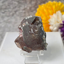 Load image into Gallery viewer, Amethyst with Chlorite and Calcite Specimen (Hubei, China) – 湖北紫水晶共生绿泥石与方解石矿标