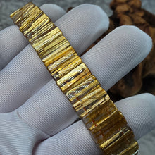 Load image into Gallery viewer, Golden Rutilated Quartz Flat Bracelet – 金发晶手牌 (Good Grade)