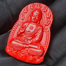 Load image into Gallery viewer, Hong Sha Cinnabar Dog Guardian Deity Pendant (守护神)