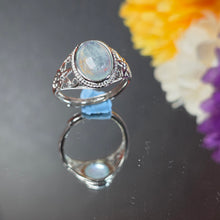 Load image into Gallery viewer, Aquamarine Ring (Adjustable) – 海蓝宝可调节戒指