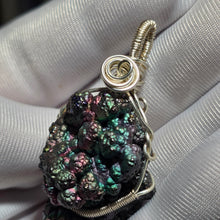 Load image into Gallery viewer, Iridescent Goethite (Leklai) Wire Wrapped Pendant – 彩虹针铁矿绕线吊坠