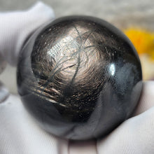 Load image into Gallery viewer, Hypersthene Sphere Display – 紫苏辉石球摆件