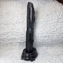 Load image into Gallery viewer, Raw Black Tourmaline Display – Protection, Grounding & Energy Shield