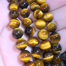 Load image into Gallery viewer, Yellow Tiger Eye 108 Beads Mala Necklace – Confidence, Protection & Prosperity